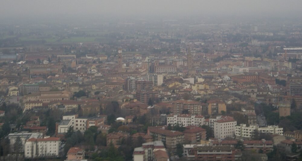 Forlì dall'aereo – rinnovo patente a Forlì