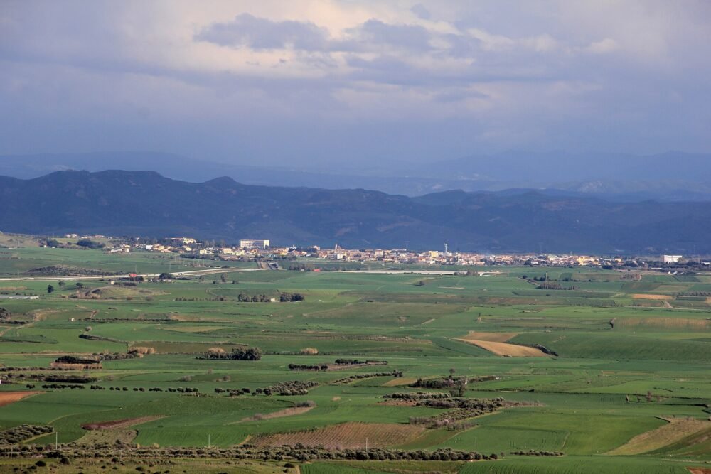 Sanluri - Panorama (01) – rinnovo patente a Sanluri
